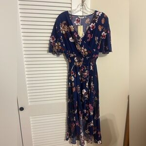 Floral Navy Dress